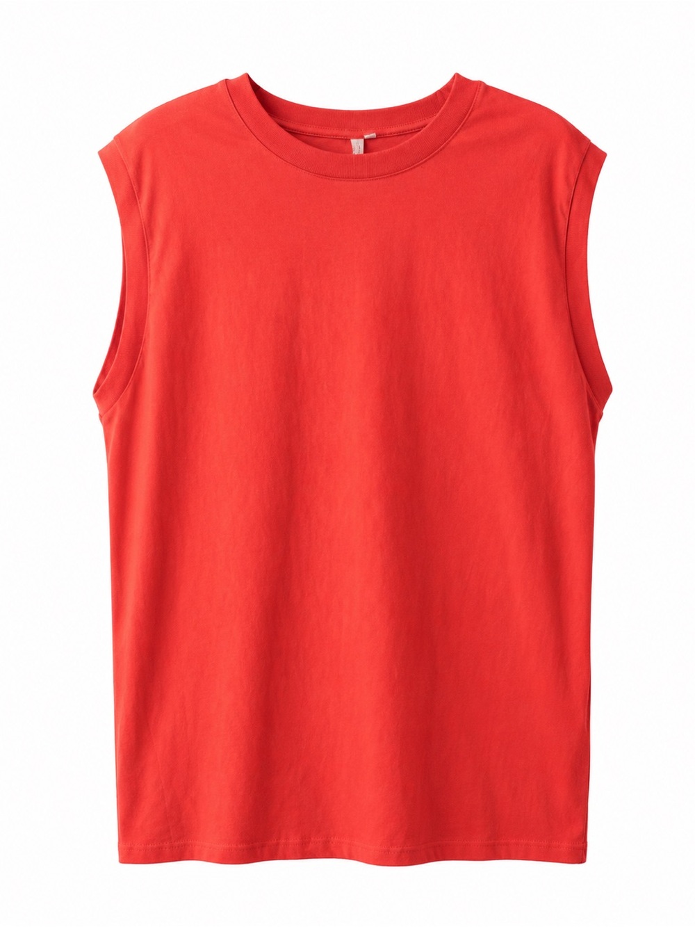 & Other Stories Solid Orange Mini Shirt Dress